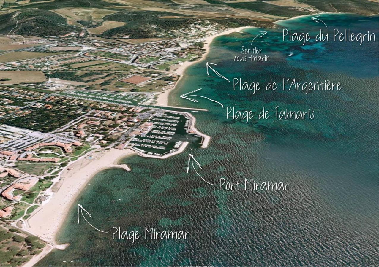 T2 55m2 Climatisé Proche plages Centre ville La Londe-les-Maures Exterior foto