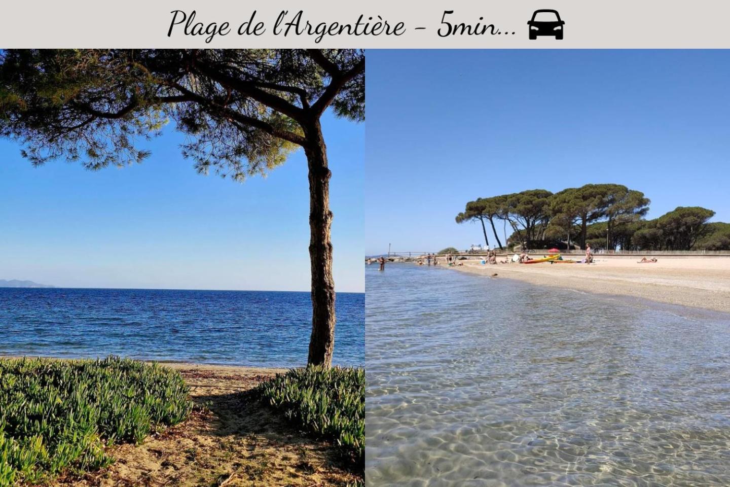 T2 55m2 Climatisé Proche plages Centre ville La Londe-les-Maures Exterior foto