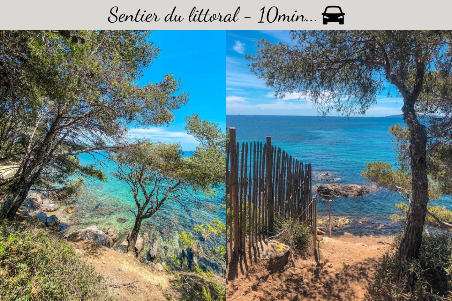 T2 55m2 Climatisé Proche plages Centre ville La Londe-les-Maures Exterior foto